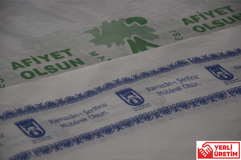 Özel Baskılı Laminasyonlu Tek Kullan